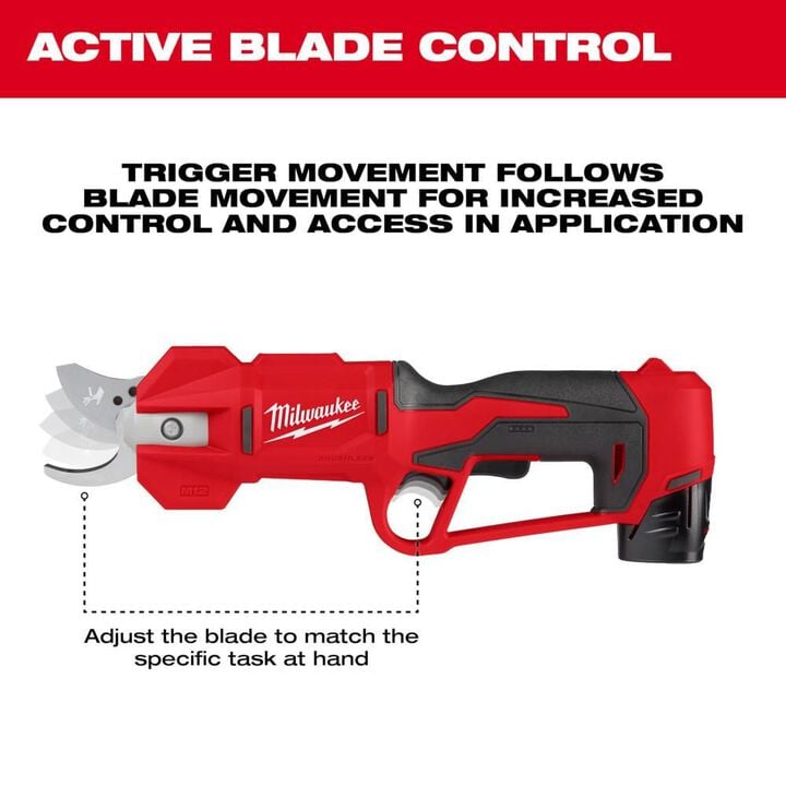 Milwaukee M12 Pruning Shears Brushless Kit, large image number 5
