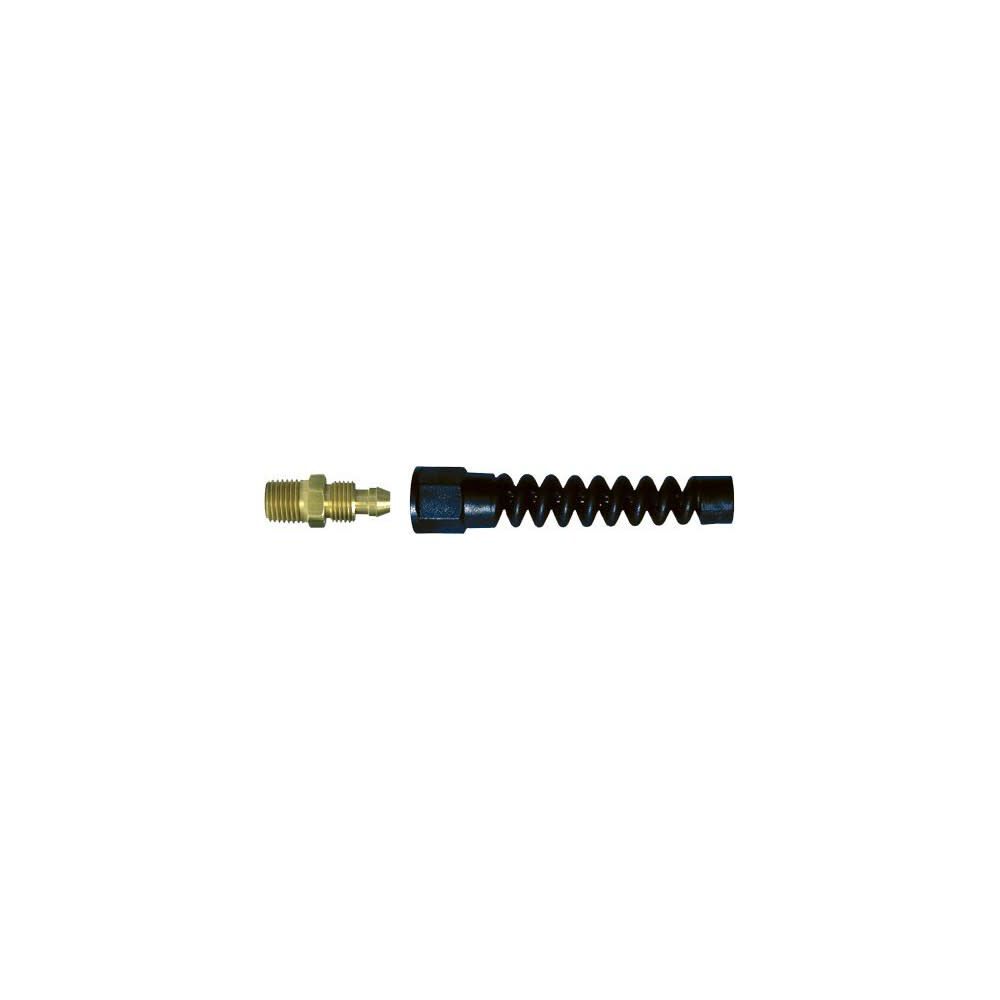 Coilhose 100ft Straight Hose, 1/4in MPT, Blue, large image number 4