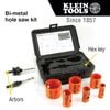 Klein Tools 8 Piece Bi-Metal Hole Saw Kit, small
