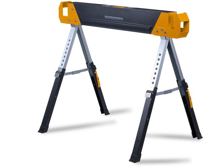 Toughbuilt SH60 40 x 32 Inch Steel Sawhorse Jobsite Table, 2 Pieces, large image number 5