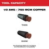 Milwaukee M18 Cable Stripper Kit with 17 Cu THHN / XHHW Bushings, small image number 4