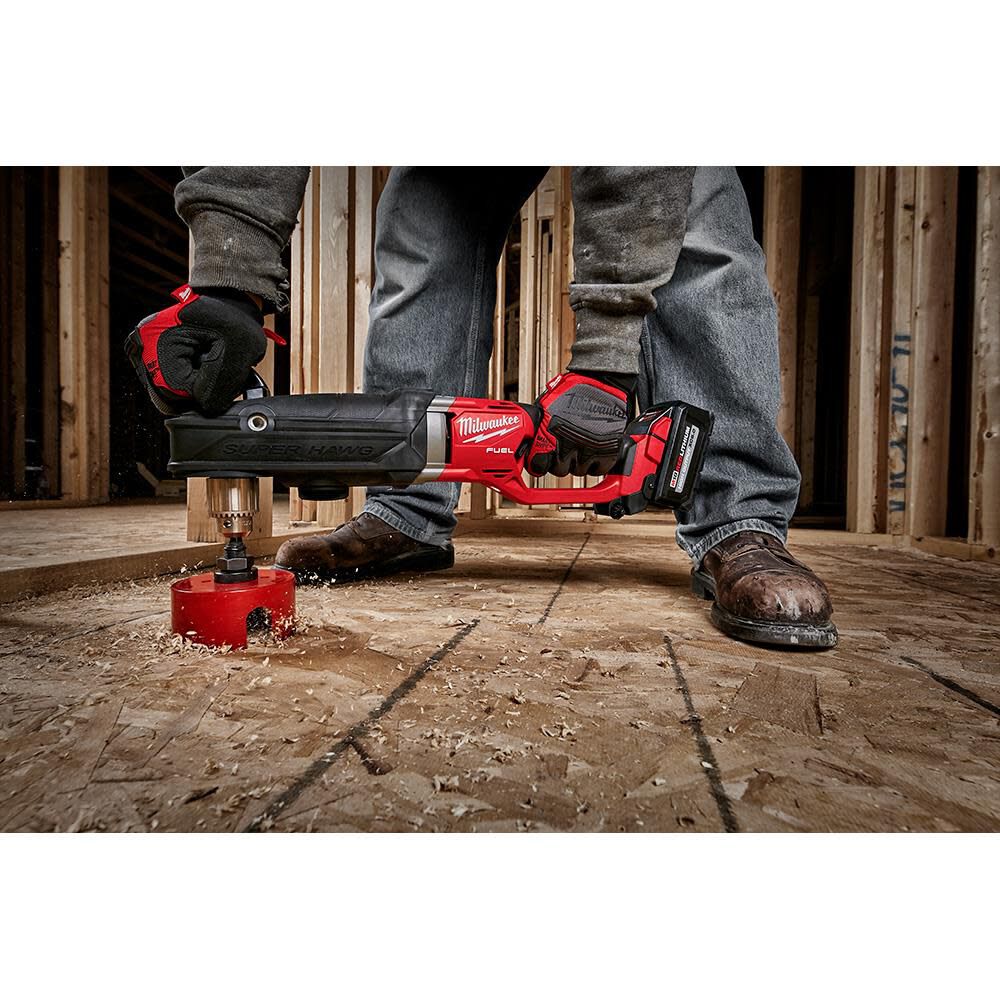 Milwaukee battery angle drill outlet