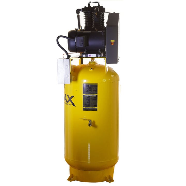 EMAX 80 Gallon 5HP 460V 3-Phase 2-Stage Electric Air Compressor, large image number 2