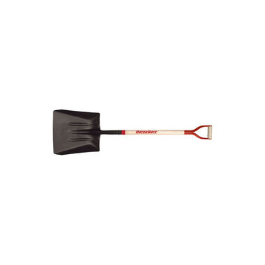 True Temper Razor-Back Street Shovel With Wood 40 in Handle and Steel D-grip