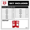 Milwaukee 23 Piece RED HELIX Cobalt Drill Bit Set, small image number 3