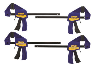 Irwin Quick-Grip 4-Pack 6-in Clamps, large image number 0