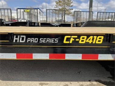 Doolittle Trailer Mfg 84in x 18' Equipment Trailer with Dove Tail 2022 Black, large image number 13