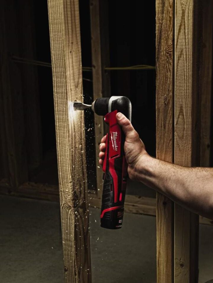 Milwaukee 12V Lithium Ion 3/8 M12 Right Angle Drill/Driver (Bare Tool), large image number 2