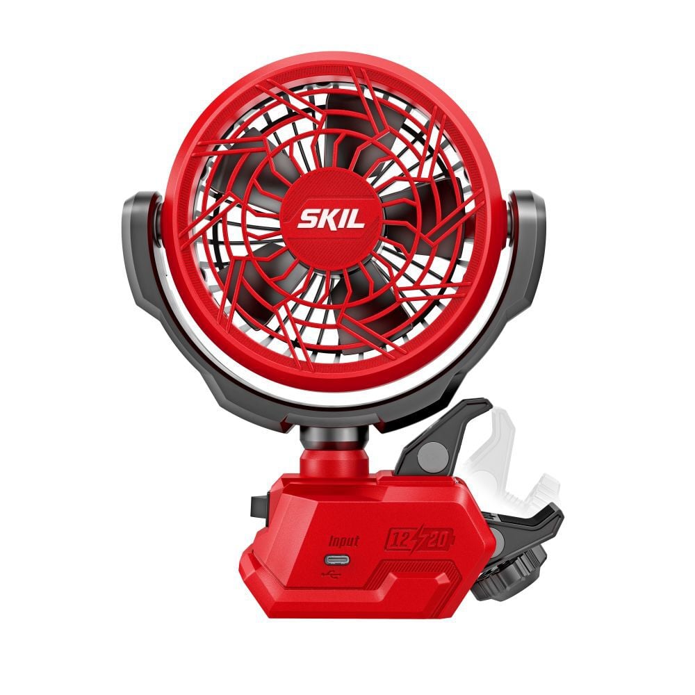 SKIL 12V/20V Brushless 4 Inch Clamp Fan (Bare Tool) – FN0400D-00