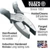 Klein Tools Linemans Pliers Bolt Thread Hold 9in, small