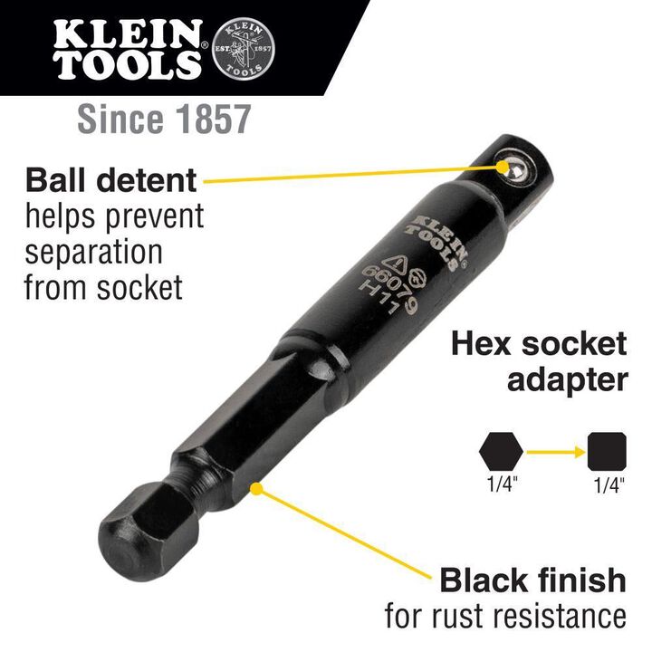 Klein Tools Small Flip Impact Socket Adapter, large image number 1