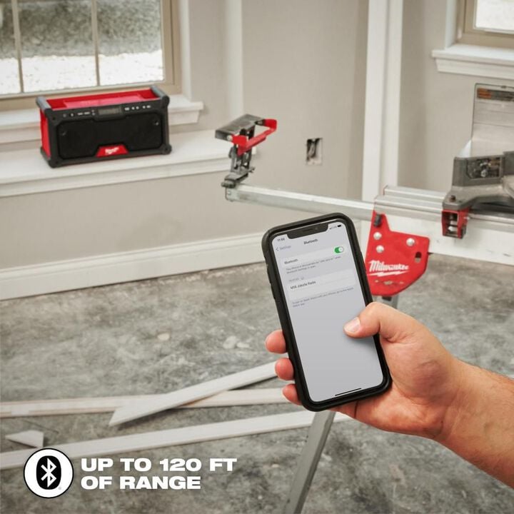 Milwaukee M18 Bluetooth Jobsite Radio Bare Tool, large image number 7