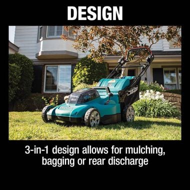 Makita 36V (18V X2) LXT Lawn Mower 21in Self Propelled (Bare Tool), large image number 6