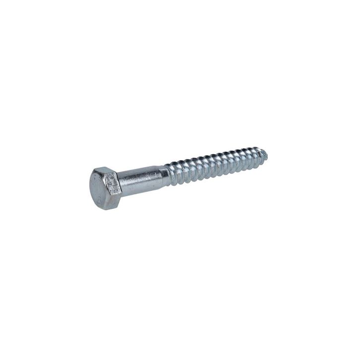 Hillman 1/2-13 x 4in Zinc Hex Lag Screw 25pk, large image number 0