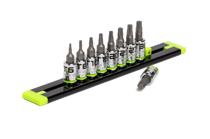 GripEdge Tools Rounding Prevention Technology 1/4 Inch Drive Star Driver Set 9 Pieces, large image number 2