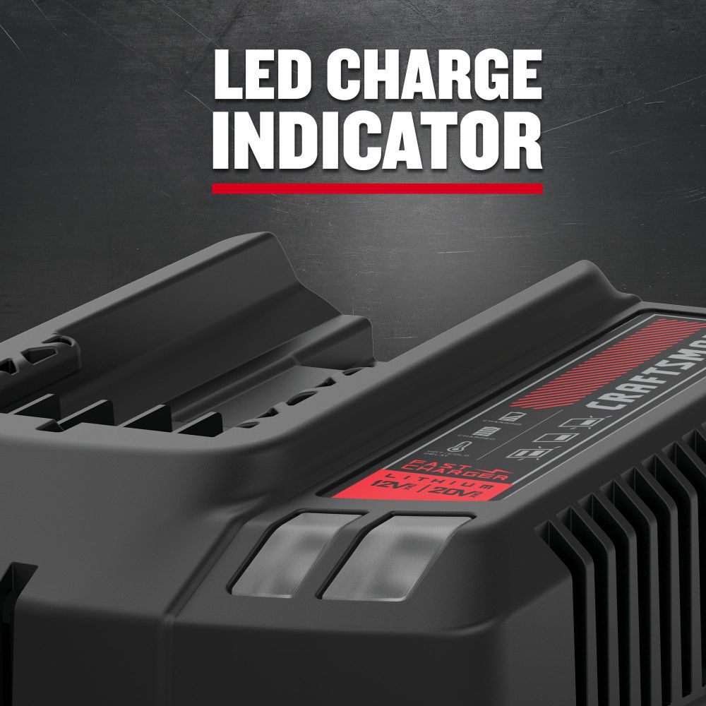 CRAFTSMAN V20* Lithium Ion Charger, large image number 2