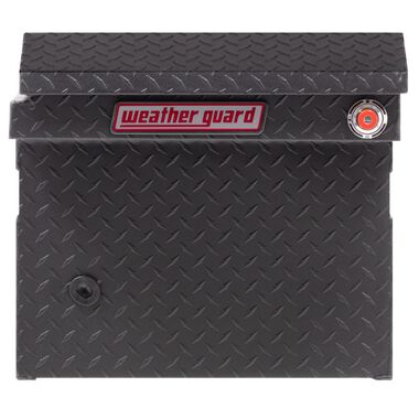 Weather Guard Saddle Box Aluminum Full Low Profile Textured Matt Black