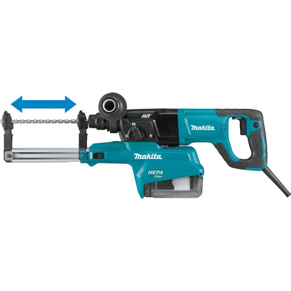 D-Handle w/Hepa Dust Extractor Makita HR2661 1 AVT Rotary Hammer Accepts Sds-Plus Bits 