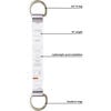 Guardian Fall Protection 130-420 Lbs Stainless Steel/Zinc-Plated Steel D Ring Ridge-It Anchor for Wood Rooftops, small image number 2