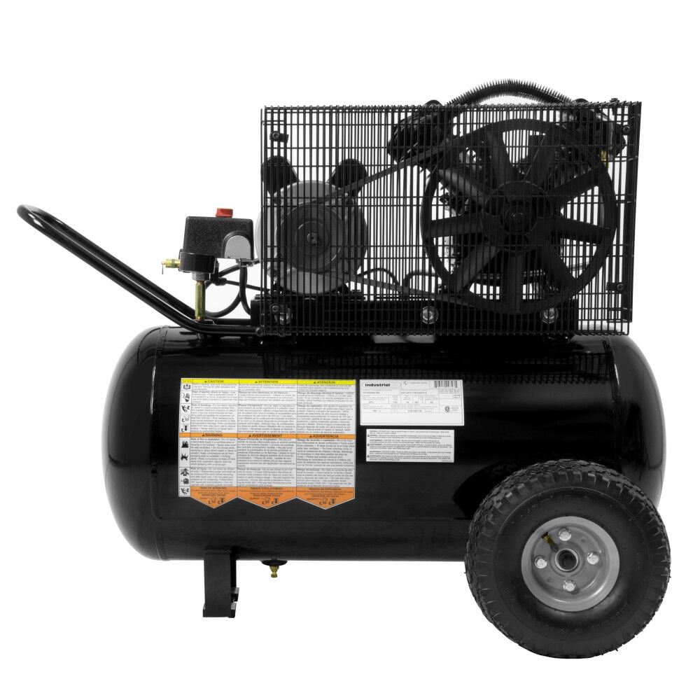 Industrial Air Compressor 20 Gallon 1.6 HP Portable Cast Iron Belt Drive, large image number 15