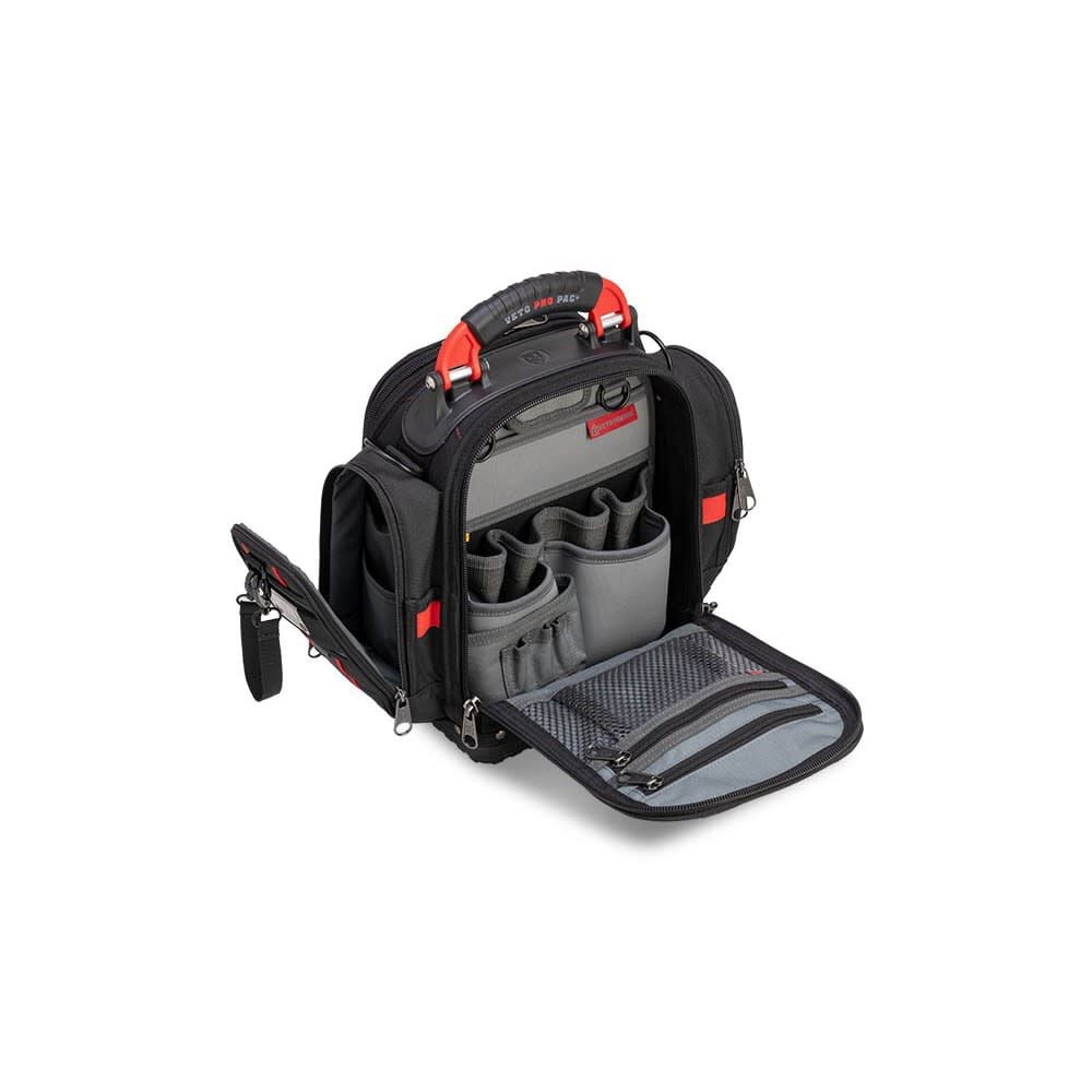 Veto Pro Pac 40 Lbs Zippered Compact Service Tool Bag, Black/Red, large image number 11