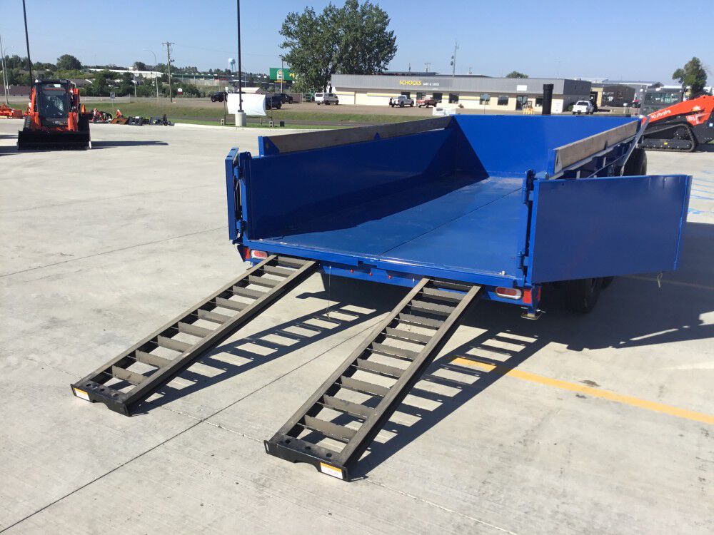 Diamond C LPT 14 Ft Heavy Duty Telescopic Dump Trailer, large image number 10
