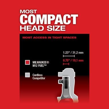 Milwaukee M12 FUEL 3/8inch High Speed Ratchet Bare Tool, large image number 4