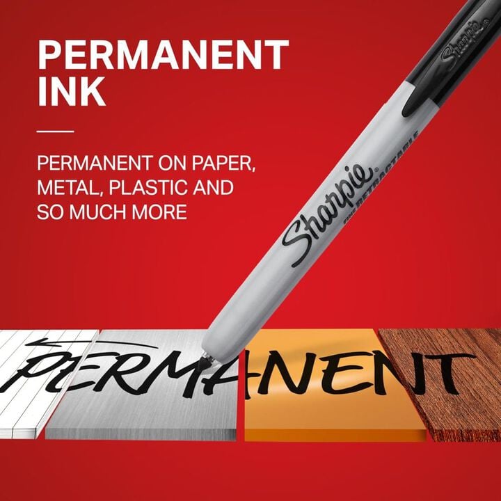 Sharpie Fine Bullet Point Retractable Permanent Marker 3 Pack, large image number 1