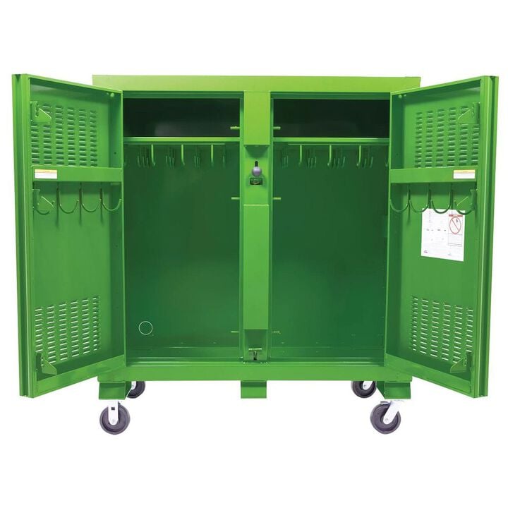 Knaack Model 139-SK-02 Safety Kage 59.4 Cu-Ft. Green Steel Cabinet, large image number 8