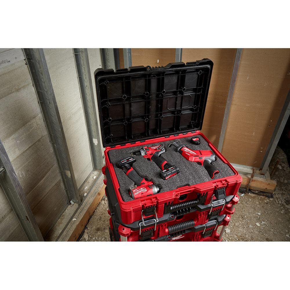 arr30　milwaukee ミルウォーキー PACKOUT Milwaukee PACKOUT 16 in. Portable Modular Tool-Box Case with