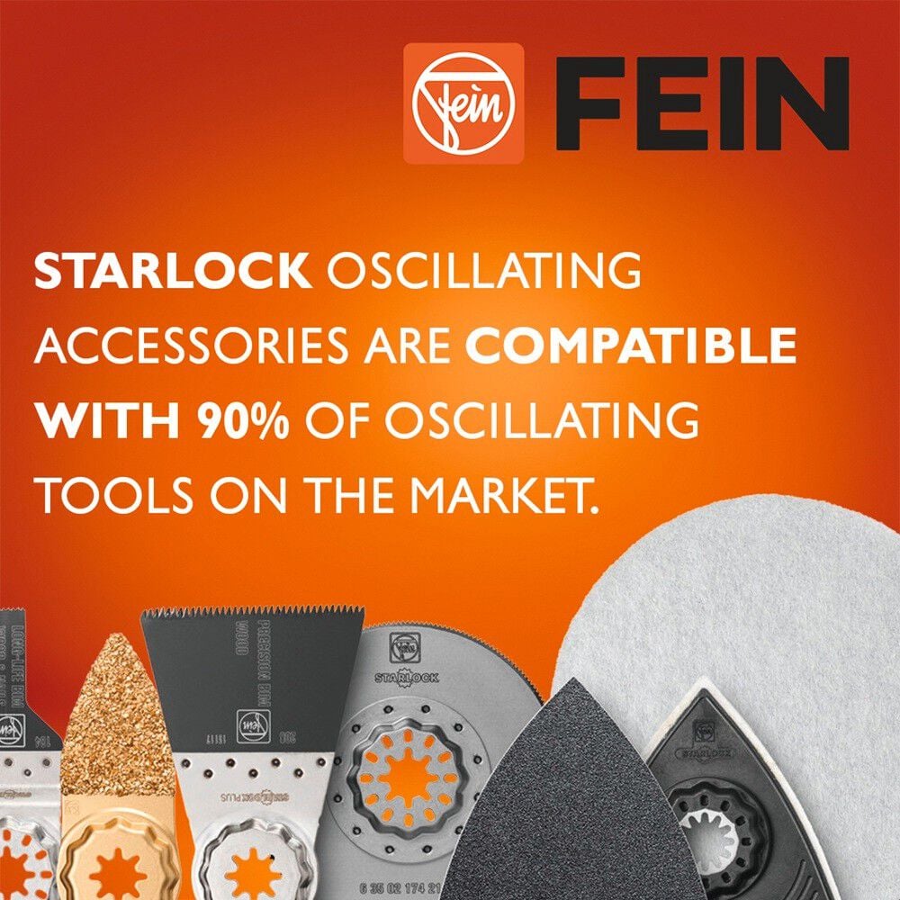 Fein TITAN Starlock E-Cut Long-Life OMT Saw Blade 1-3/8 Inch x 2 Inch, 3 Pieces, large image number 4