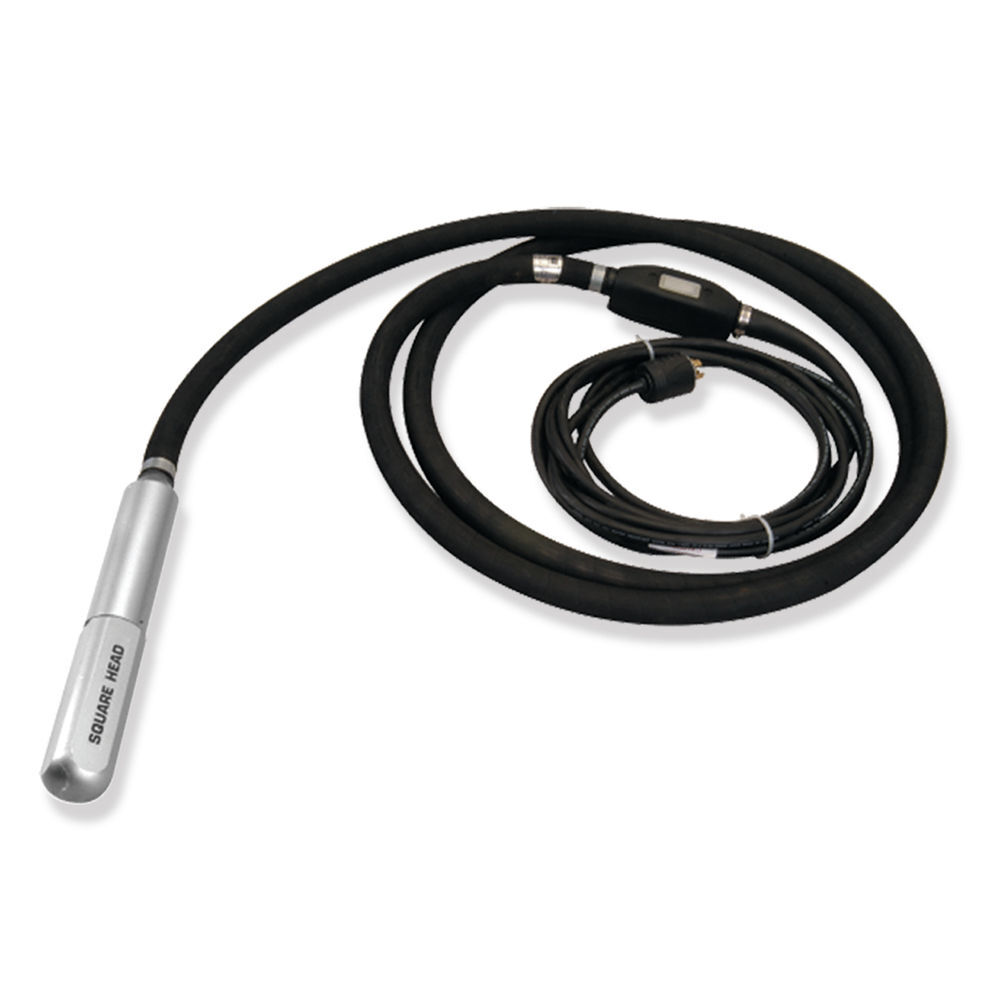 Wyco 2-3/8in Square Vibrator Head with 21ft Hose, large image number 1