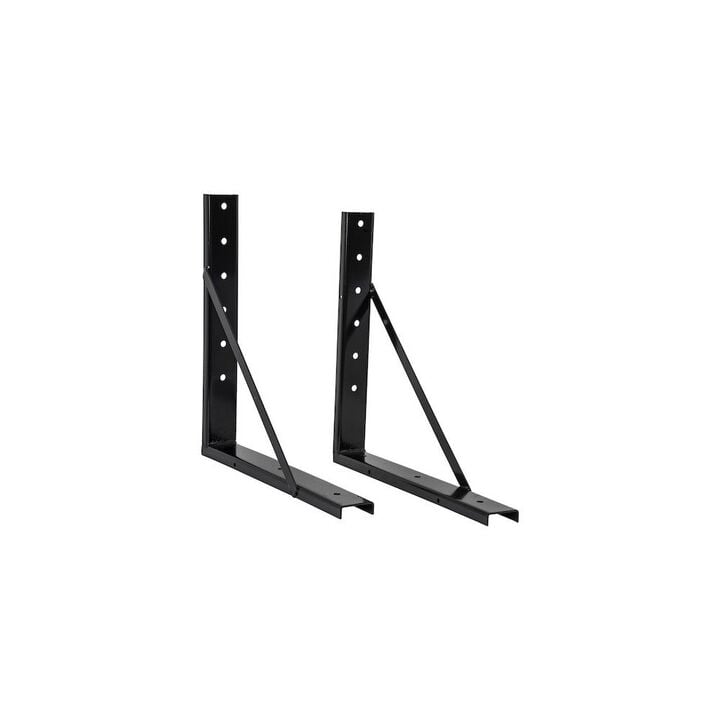 Buyers Products Company 24x24 Inch Welded Black Formed Steel Mounting Brackets
