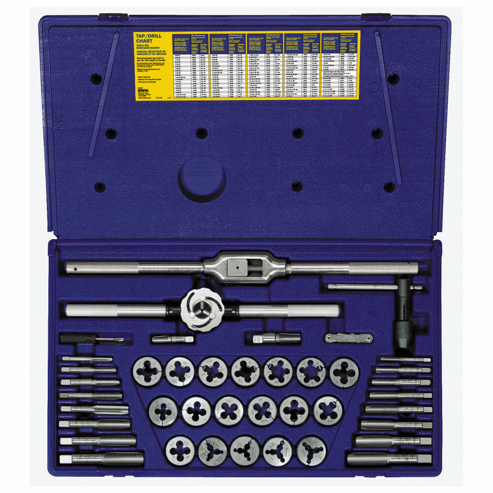 Irwin TAP & DIE 41PC SET FRACTIONAL RD - 25941