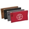 Klein Tools Canvas Zipper Bags - Package Of 4- Red Grey Black and Brown, small image number 1