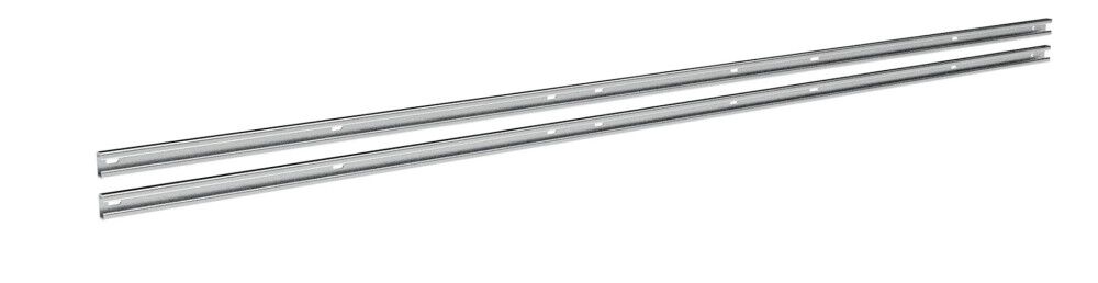 Weather Guard Folding Shelf Mounting Rails, Ford Transit 148 Inch Wheelbase, Passenger and Driver Rear, large image number 1