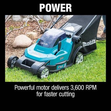 Makita 18V X2 (36V) LXT Lithium-Ion Cordless 17in Residential Lawn Mower (Bare Tool), large image number 1