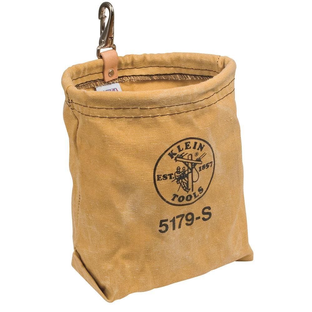 Klein Tools Water-Repellant Canvas Pouch Snap – 5179S