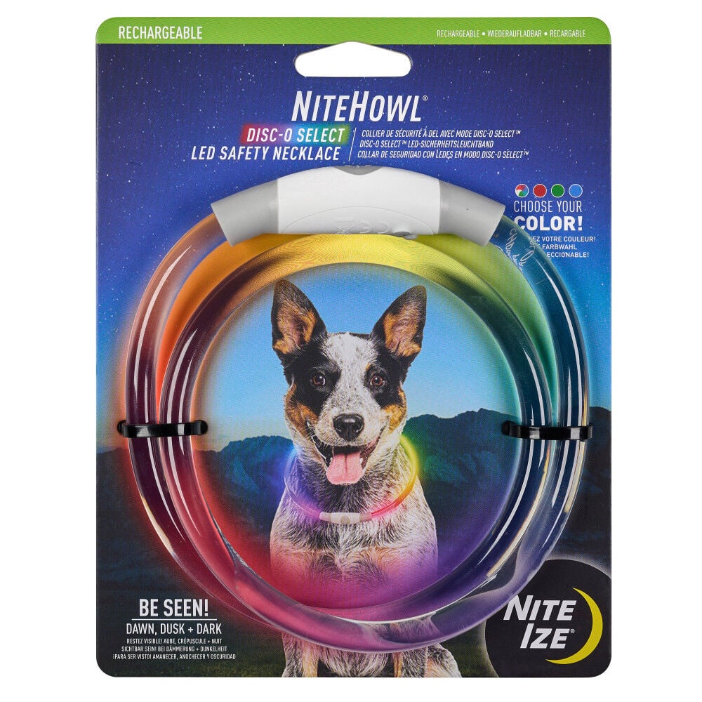 Nite Ize NiteHowl LED Rechargeable Safety Necklace Disc-O Select, large image number 1