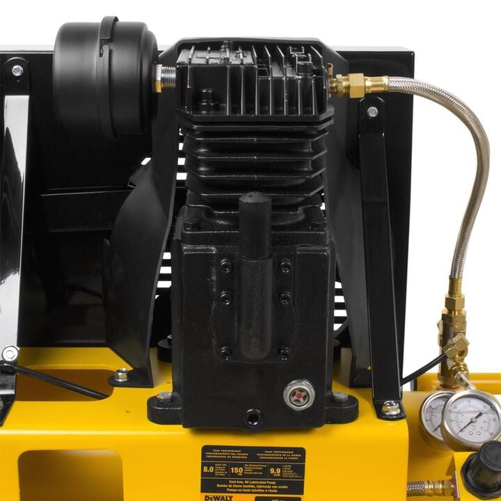 DEWALT 8 Gallon Portable 150 PSI Gas Twin Stack Air Compressor, large image number 2