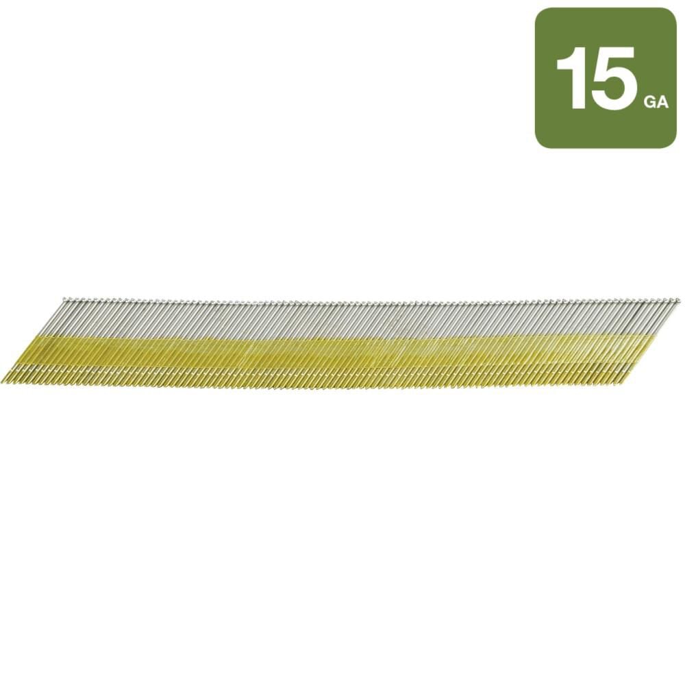 Metabo HPT 1 1/2in 15 Gauge Bright Angled Finish Nails - 14303HPT