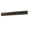 GEARWRENCH 3/8 Inch Drive Hi-Viz 6 Point Metric Hi-Viz Impact Socket Set 12 Pieces, small image number 1