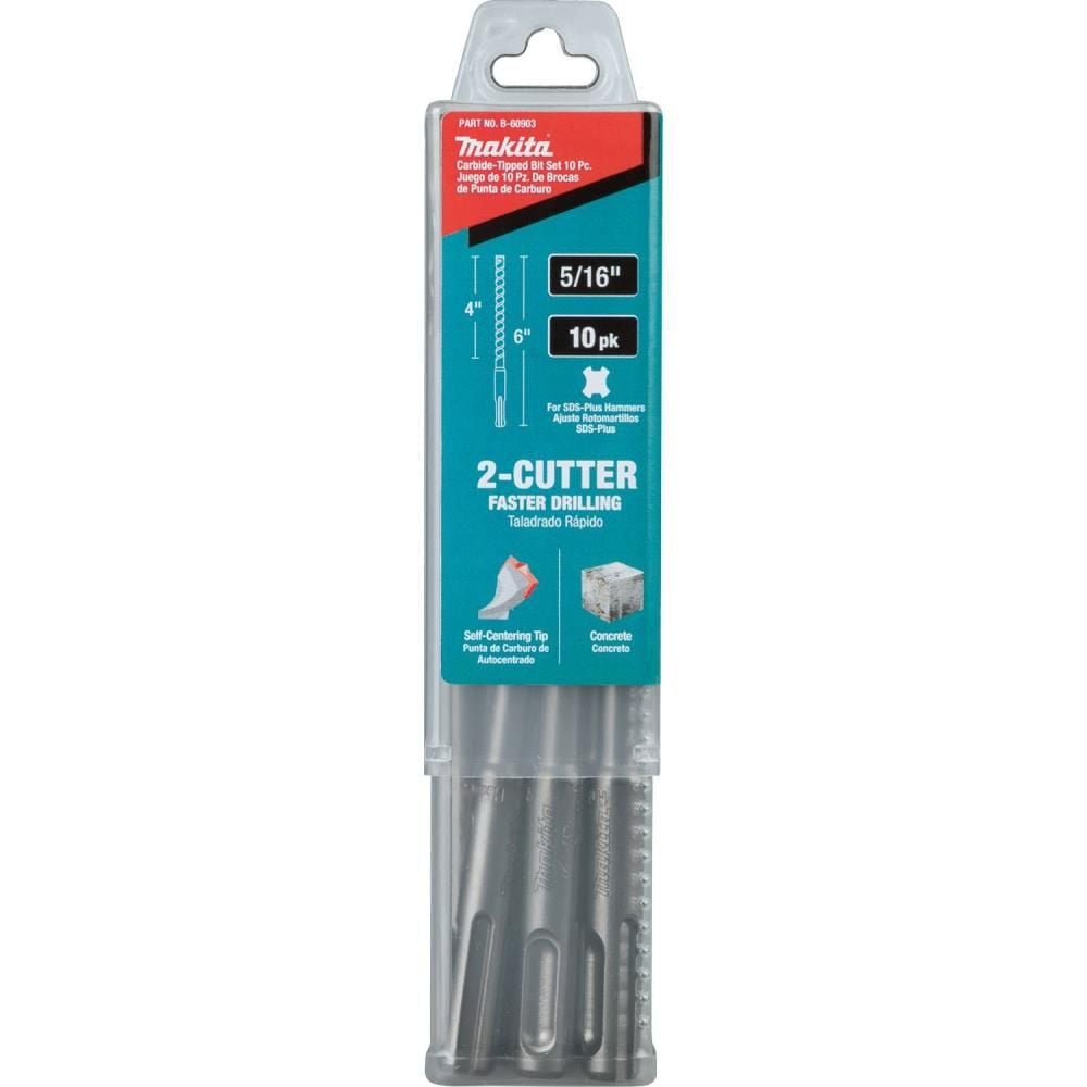 Makita 5/16in x 6in SDS-Plus Bit, 2-Cutter, 10pk, large image number 11