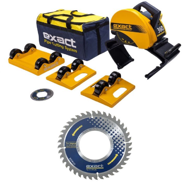 Exact Tools PipeCut 360 Pro 2.0 Pipe Cutter with TCT P Blade