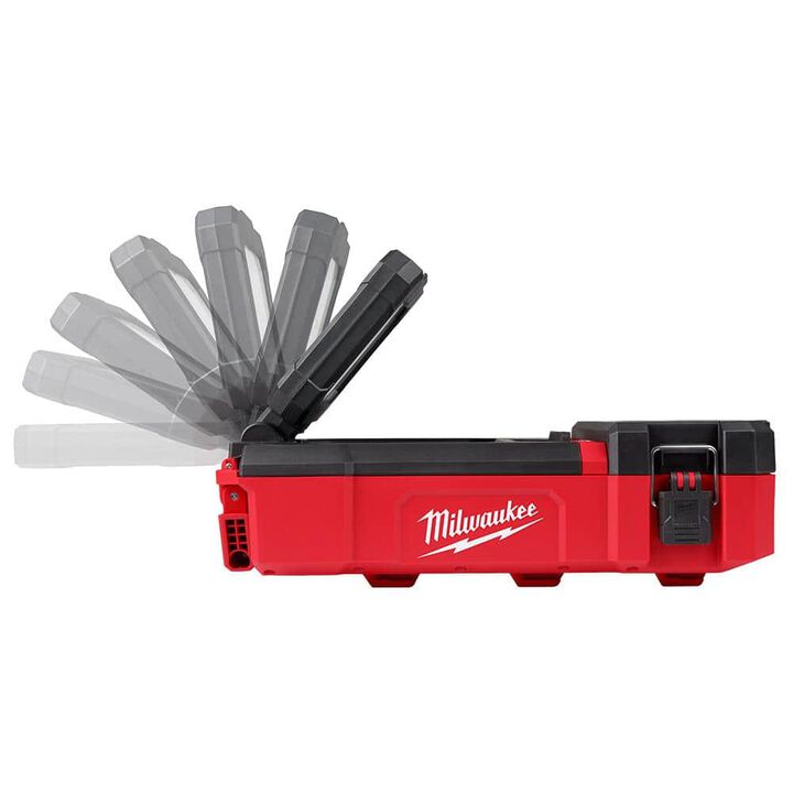Milwaukee M12 Packout Flood Light, 12V 4Ah & 2Ah Battery Starter Kit Bundle, large image number 6