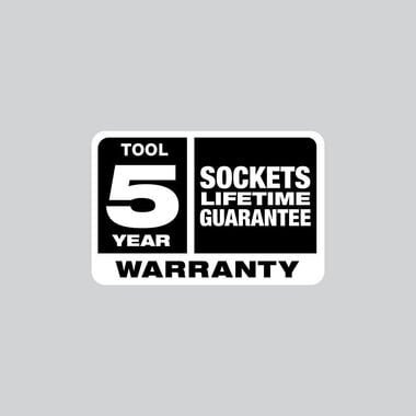 Milwaukee M12 Insider Extended Reach Ratchet (Bare Tool), 8 Piece Socket SAE Set Bundle, large image number 11