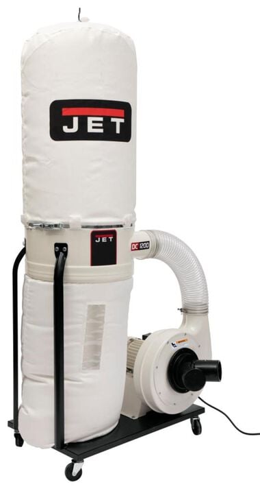 JET DC-1200VX-BK1 Dust Collector 2 HP 1PH 230 V 30-Micron Bag Filter Kit
