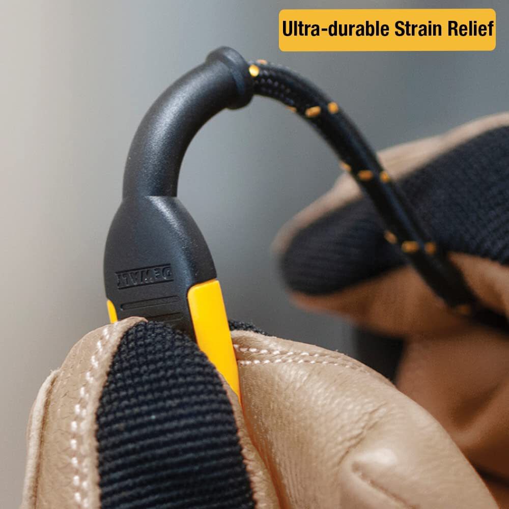 DEWALT Phone Charger USB-A to USB-C Reinforced Braided Cord 4', large image number 4