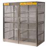 Justrite Aluminum Gas Cylinder Cabinet Locker Combo for 20-33 Lbs Cylinder, small image number 1