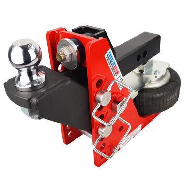 Shocker Hitch HD 20K 2 Inch Air Receiver Hitch & Raised Ball Mount 2 Inch Hitch Ball